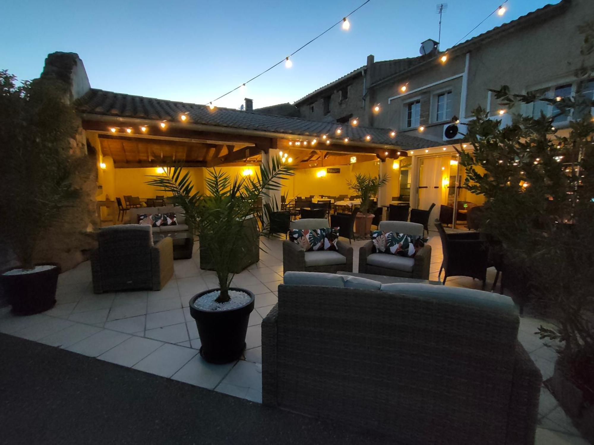 Hotel Restaurant L'Art Des Mets By Cote Jardin Conilhac-Corbieres Ngoại thất bức ảnh